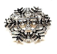 Spilla Venerio Donna SPILLE in Argento Perla CRISTALLO DI NEVE AG - CRISTALLO DI NEVE AG
